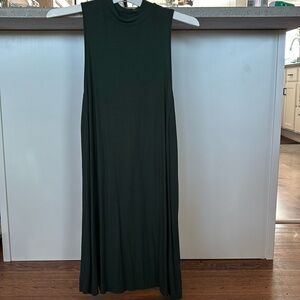 Topshop mock turtleneck sleeveless dress